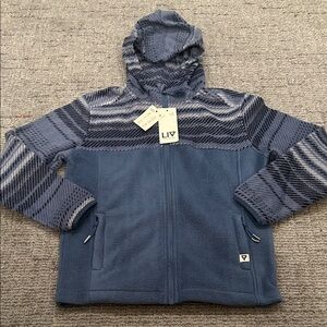 LIV OUTDOOR kids' hooded fleece jacket 10/12